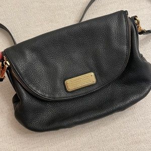Marc by Marc Jacobs Black Leather Classic Q Natasha Crossbody Bag